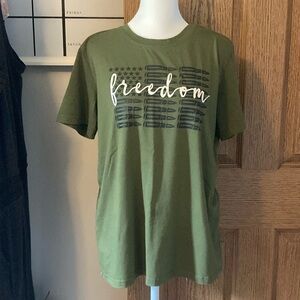 boutique “freedom” tee.